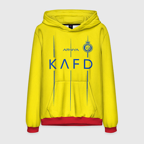 Мужская толстовка ФК Аль Наср форма 2324 домашняя / 3D-Красный – фото 1