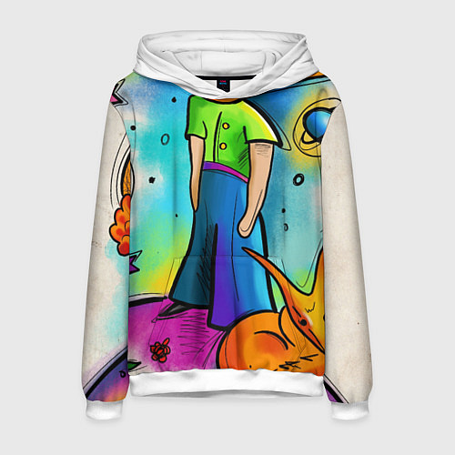 Мужская толстовка Le Petit Prince / 3D-Белый – фото 1
