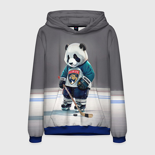 Мужская толстовка Panda striker of the Florida Panthers / 3D-Синий – фото 1