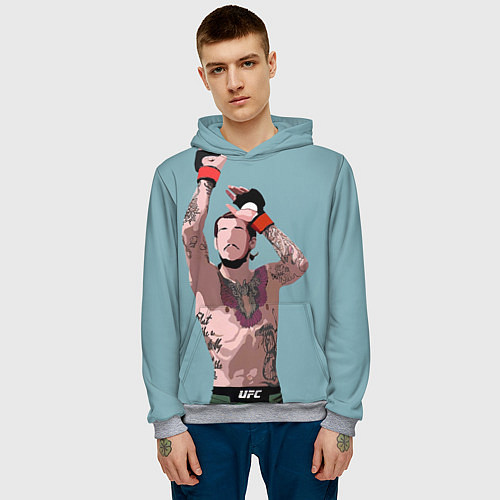 Мужская толстовка Suga sean omelly / 3D-Меланж – фото 3