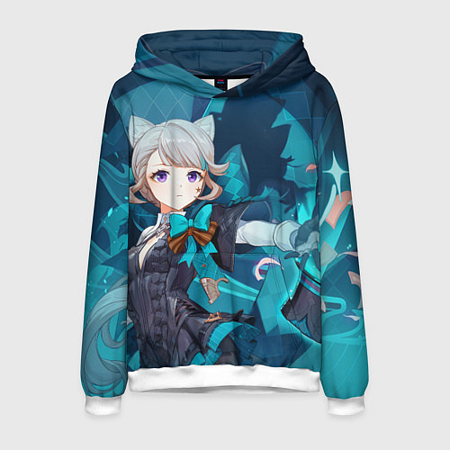 Мужская толстовка Lynette Genshin Impact / 3D-Белый – фото 1