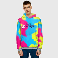 Толстовка-худи мужская I Am Kenough Tie-Dye, цвет: 3D-меланж — фото 2