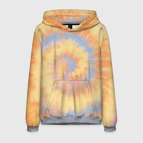 Мужская толстовка Tie-Dye дизайн / 3D-Меланж – фото 1