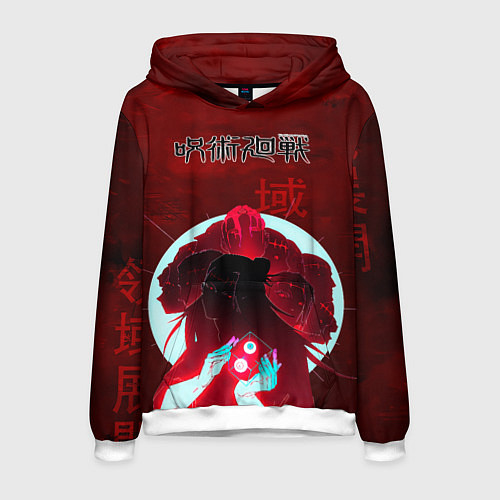 Мужская толстовка Jujutsu kaisen Suguru Getou / 3D-Белый – фото 1