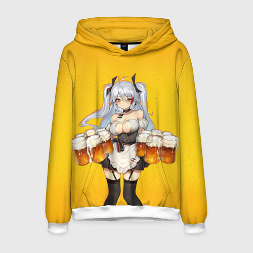 Мужская толстовка Пивняшка / 3D-Белый – фото 1