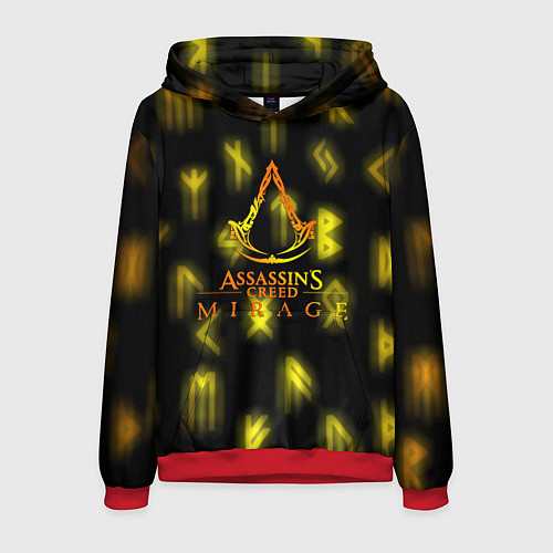 Мужская толстовка Assasins Creed mirage / 3D-Красный – фото 1