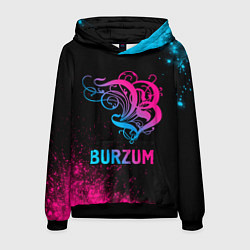 Мужская толстовка Burzum - neon gradient