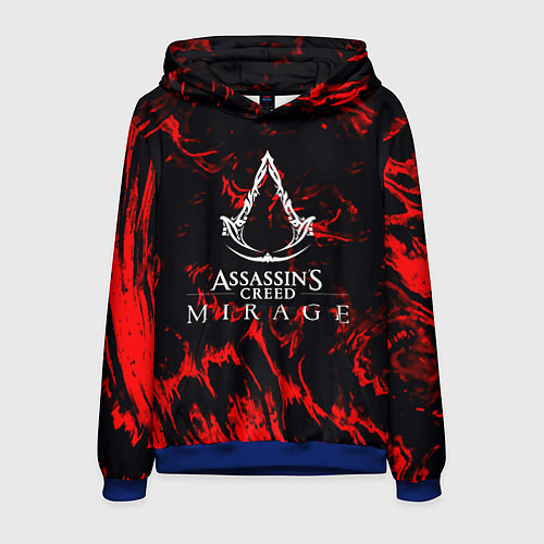 Мужская толстовка Assassins Creed кровь тамплиеров / 3D-Синий – фото 1