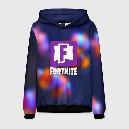 Мужская толстовка Epic game fortnite / 3D-Черный – фото 1