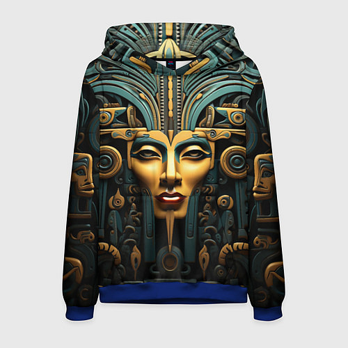 Мужская толстовка Египетские фараоны / 3D-Синий – фото 1