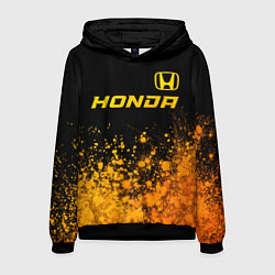 Мужская толстовка Honda - gold gradient посередине