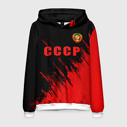 Мужская толстовка СССР герб брызги красок