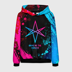 Мужская толстовка Bring Me the Horizon - neon gradient