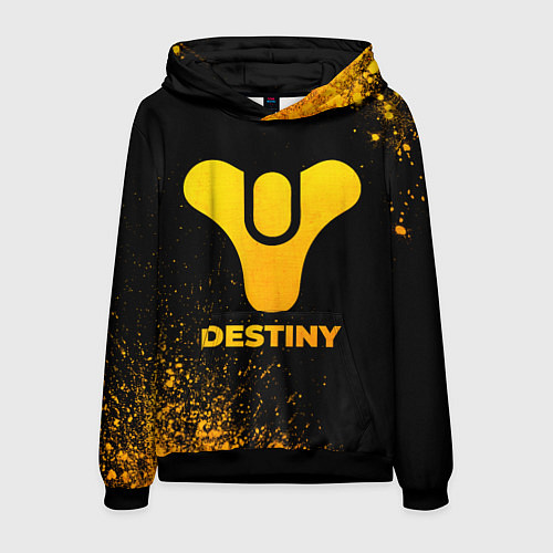 Мужская толстовка Destiny - gold gradient / 3D-Черный – фото 1