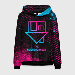 Толстовка-худи мужская The Neighbourhood - neon gradient, цвет: 3D-черный