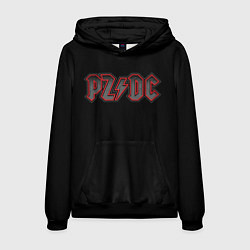 Толстовка-худи мужская PZDC - ACDC, цвет: 3D-черный