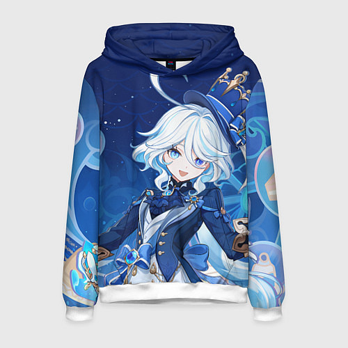 Мужская толстовка Furina Genshin Impact / 3D-Белый – фото 1