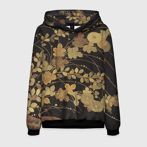 Мужская толстовка Декоративное искусство / 3D-Черный – фото 1