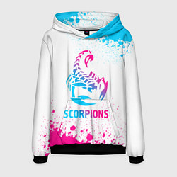 Мужская толстовка Scorpions neon gradient style