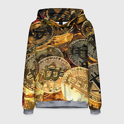 Толстовка-худи мужская Золото цифровой эры, цвет: 3D-меланж