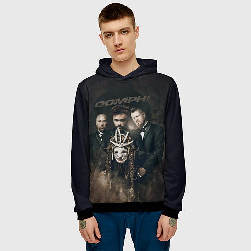 Мужская толстовка Oomph ritual / 3D-Черный – фото 3