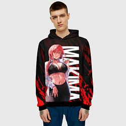 Толстовка-худи мужская Макима в офисной одежде, цвет: 3D-черный — фото 2