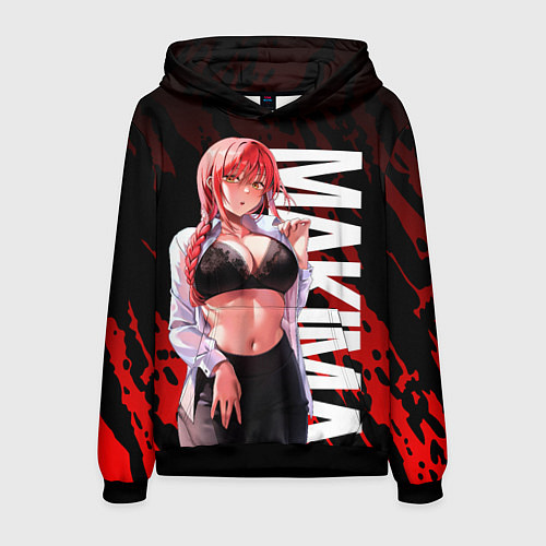 Мужская толстовка Макима в офисной одежде / 3D-Черный – фото 1