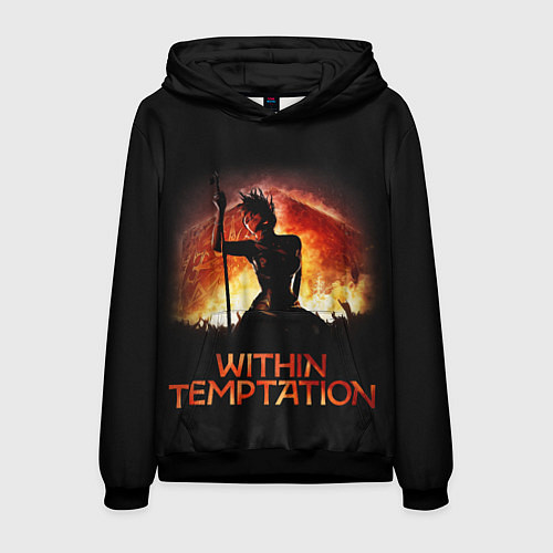 Мужская толстовка Within Temptation Sharon / 3D-Черный – фото 1