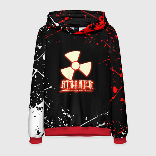 Мужская толстовка Stalker краски огненный / 3D-Красный – фото 1