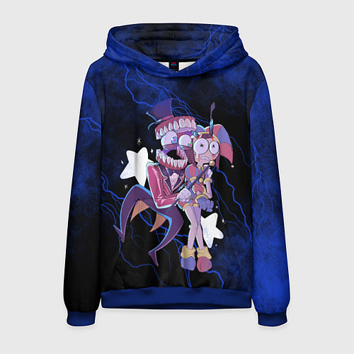 Мужская толстовка Помни и Кейн Удивительный цифровой цирк / 3D-Синий – фото 1