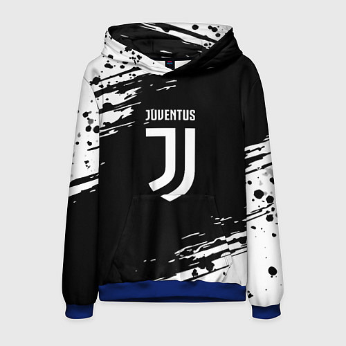 Мужская толстовка Juventus спорт краски / 3D-Синий – фото 1