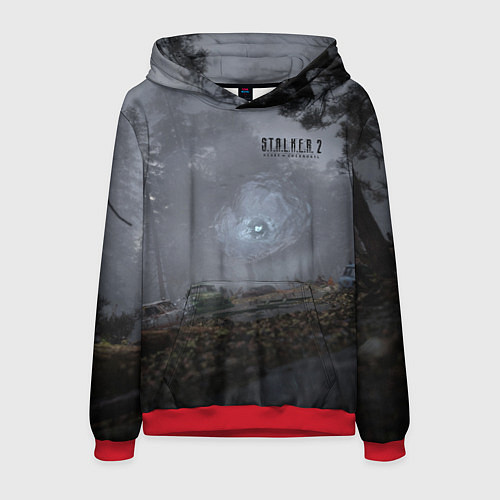 Мужская толстовка STALKER 2 гравитационная аномалия / 3D-Красный – фото 1