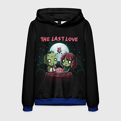 Толстовка-худи мужская The last love zombies, цвет: 3D-синий