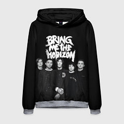 Толстовка-худи мужская Bring me the horizon - group, цвет: 3D-меланж