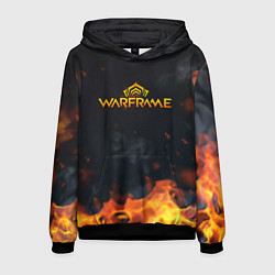 Мужская толстовка Warframe шутер flame