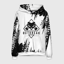 Мужская толстовка Rainbow six outbreak черные краски