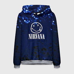 Мужская толстовка Nirvana рок краски