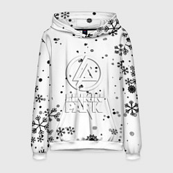Мужская толстовка Linkin park текстура зима рок