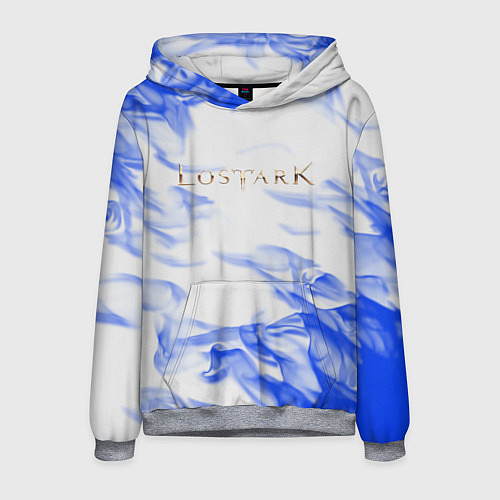 Мужская толстовка Lostark flame blue / 3D-Меланж – фото 1