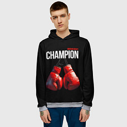 Толстовка-худи мужская Siberian Rocky Champion, цвет: 3D-меланж — фото 2
