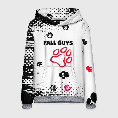 Мужская толстовка Fall Guys kids game pattern / 3D-Меланж – фото 1