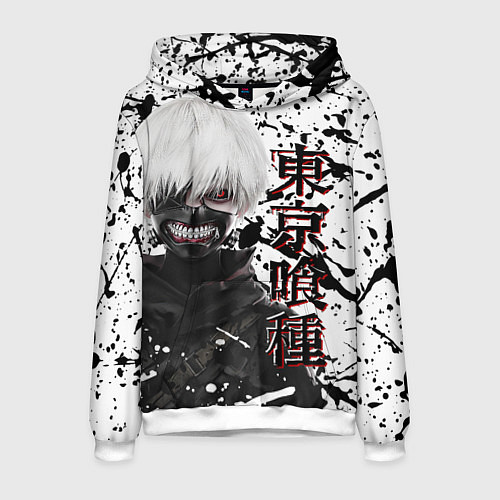 Мужская толстовка Kaneki Ken - Токийский Гуль / 3D-Белый – фото 1