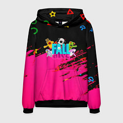 Толстовка-худи мужская Fall Guys kids color, цвет: 3D-черный
