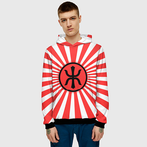 Мужская толстовка Red Alert: Империя Восходящего Солнца / 3D-Черный – фото 3