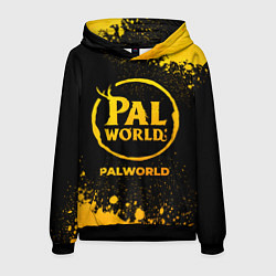 Толстовка-худи мужская Palworld - gold gradient, цвет: 3D-черный