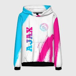 Мужская толстовка Ajax neon gradient style вертикально