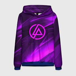 Мужская толстовка Linkin park neon stripes logo