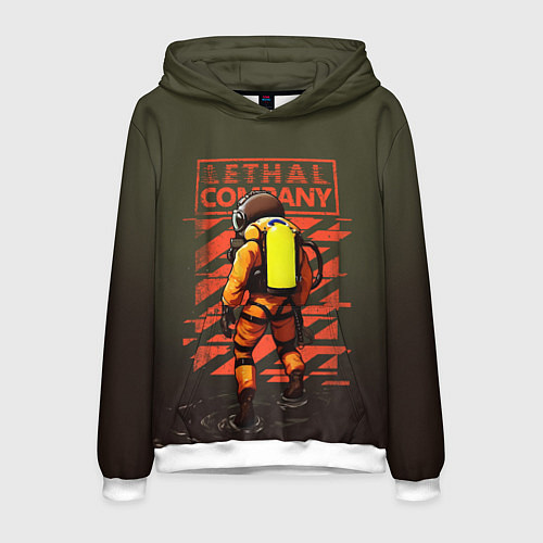 Мужская толстовка Lethal Company: Survivor / 3D-Белый – фото 1