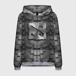 Мужская толстовка Dota - metal texture
