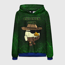 Мужская толстовка Chicken gun green